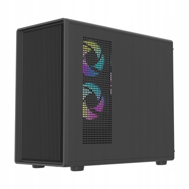 Корпус для комп'ютера DarkFlash DB460M Big Tower m-ATX, загартоване скло, чорний, USB 3.0