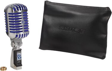 Мікрофон Shure Super 55 Deluxe - вінтажний динамічний суперкардіоїдний мікрофон, легендарний вигляд, класичний звук, міцний литий корпус