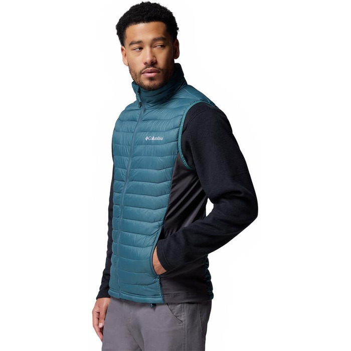 Жилет Columbia Powder Pass чоловічий пуховий XL, Everblue, Hai