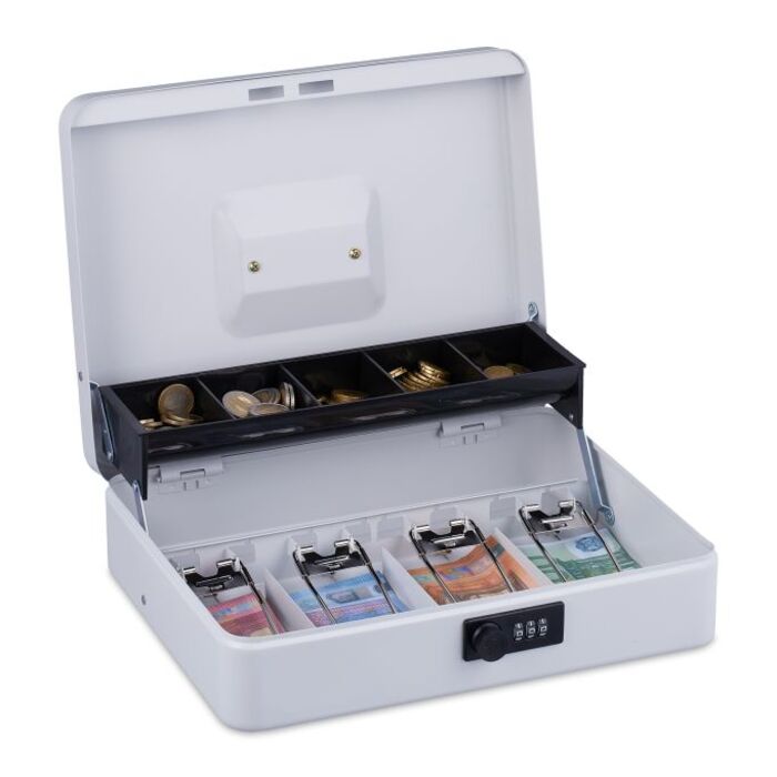 Relaxdays Combination Lock Cash Box