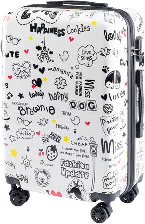 Валіза Xonic Design: міцний корпус, 360° обертання, кодовий замок, полікарбонат, L/XL або набір (3 шт.)