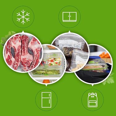 Система вакуумного пакування продуктів FoodSaver VS3190X | Набір для вакуумування з ручним пристроєм, роликом, пакетами