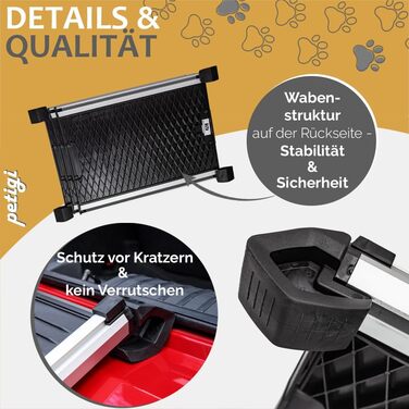 Рампа для собак у автомобіль Teleskop, висувна, алюміній, до 90 кг, протиковзка, для SUV