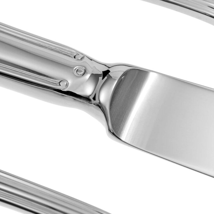 GRÄWE Bayreuth Cutlery Set, 10-piece, 2-person, silver-colored, stainless steel, polished