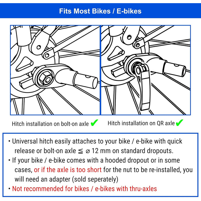 Причіп для собак Tiggo VS Pets L - великий, 270л, для собак до 35 кг, складаний, червоний