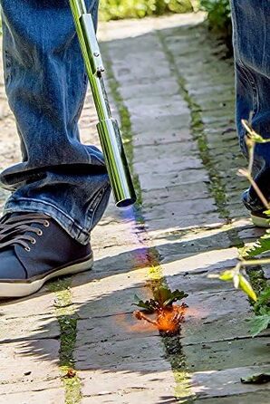 Газовий пальник для знищення бур'янів GLORIA Thermoflamm BIO Comfort PLUS, без газового картриджа, безпечний та простий у використанні, для саду та доріжок