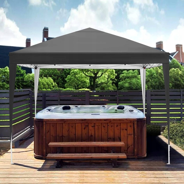 Садова альтанка Holla Garden з 4 стінками, 3 x 3 x 2,5 м
