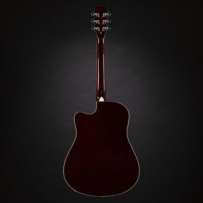 Акустична гітара Red Hill D-1-CE Dreadnought з Cutaway, електроакустична, липа, натуральний колір