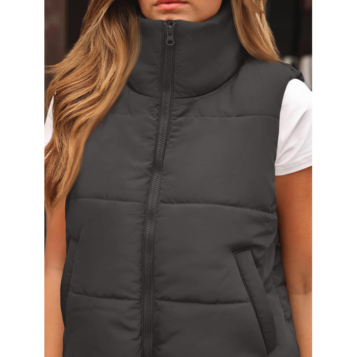 Жіночий пуховик AUTOMET з капюшоном, чорний (S, темно-сірий)