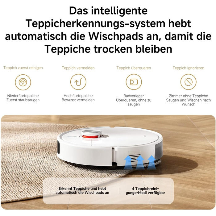 Робот-пилосос Xiaomi Vacuum S40 Pro з базою самоочищення, потужність всмоктування 10 000 Па