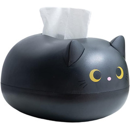BSTCAR Tissue Box Cat 22x16x13cm Kawaii Cat Tissue Box for Bathroom, Living Room, Bedroom, Car and Office