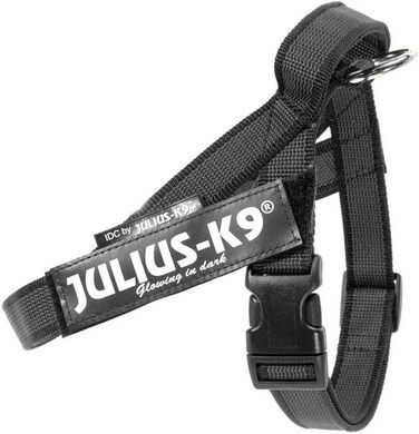 Шлейка Julius-K9 IDC® Color & Gray® чорно-сіра S / Mini