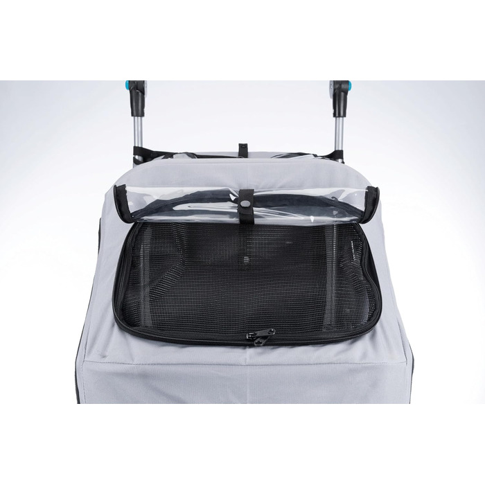 Дитячий велосипедний крісло-переноска TRIXIE для собак до 30 кг, відбиваючий, з функцією складання, з подушкою та кріпленням