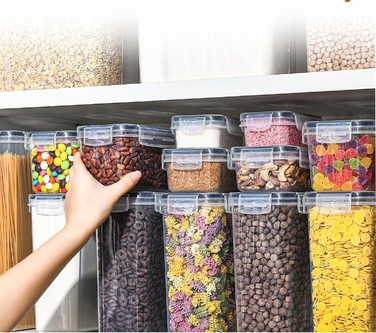 Набір із 28 герметичних контейнерів для продуктів, без BPA + подарунки