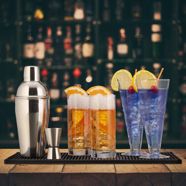 Relaxdays 2-Pack Bar Mats, 40x30 cm