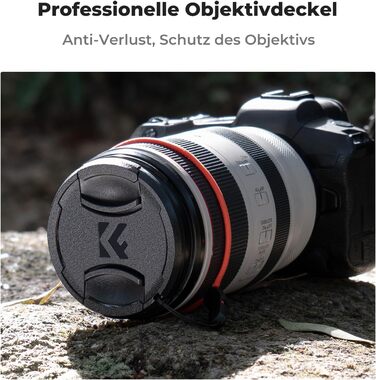Фільтр UV K&F Concept 58mm з кришкою для об'єктива, серветкою для очищення, захисним фільтром з 18-шаровим нанопокриттям (Nano Klear)