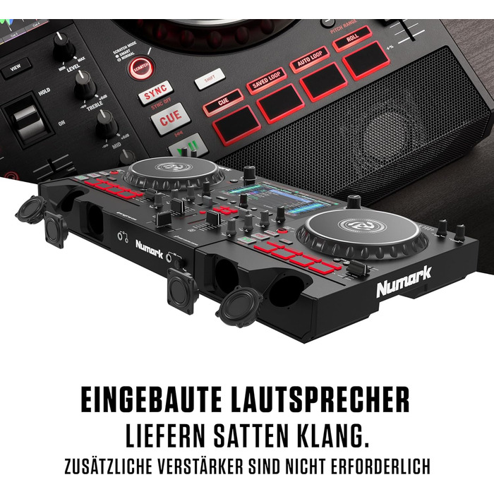 DJ-контролер Numark Mixstream Pro+ з розділенням STEM, 2 деки, Wi-Fi, 7