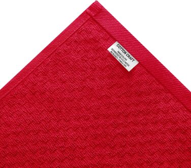 Кухонні рушники COTTON CRAFT з вафельної махри, 100% бавовна, м'які, швидковбирні, швидковисихаючі, мінімум ворсу, багаторазові, 40,6×71,1 см, для кухні, бару, прибирання