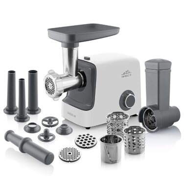 М'ясорубка електрична Ambo 3I 2200 Вт: подрібнення м'яса, приготування ковбас, нарізка овочів, насадка для кеббе