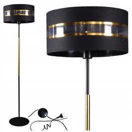 Підлогова лампа Adex E27 60 Вт, чорна, багатоколірна, жовта