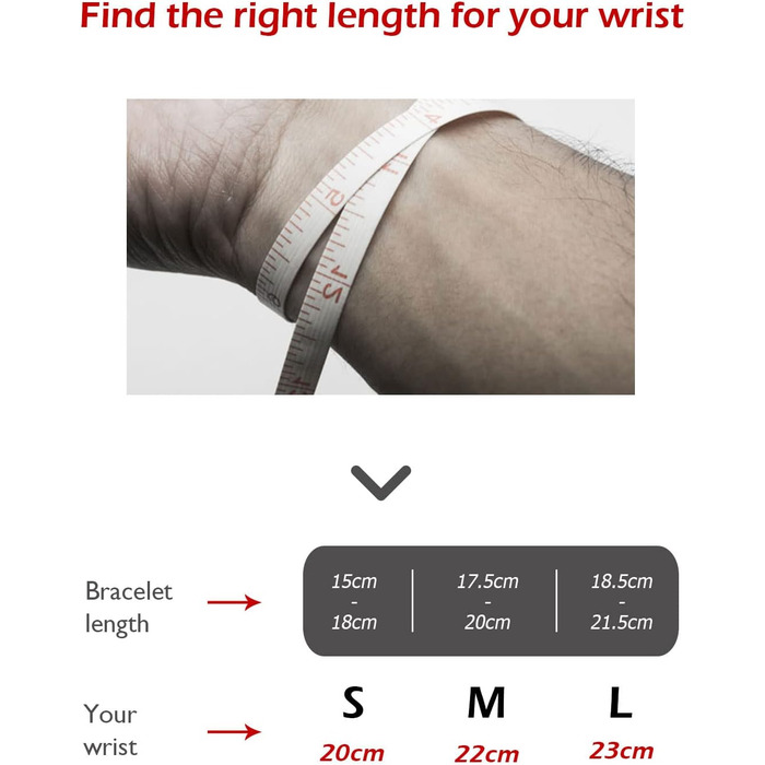 Чоловічий шкіряний браслет Murtoo з нержавіючої сталі: чорний та коричневий, магнітний замок 20 см