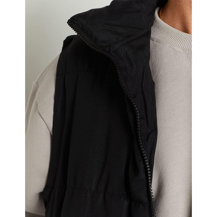 Жіноча жилетка Zhiyouni з пуховим наповнювачем, без рукавів, чорного кольору