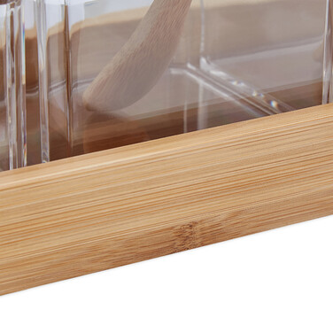 Relaxdays Spice Container Set with Spoon & Lid