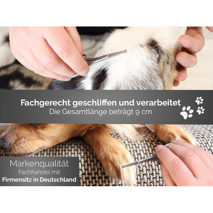 Ножиці для грумінгу собак, ножиці для стрижки шерсті собак з мікро-зубчиками, нержавіюча сталь, Solingen