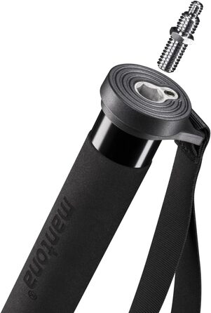 Штатив Mantona Pro One Einbeinstativ з карбону (144см) - чорний. Регулювання висоти, зручна ручка, компактний, з аксесуарами