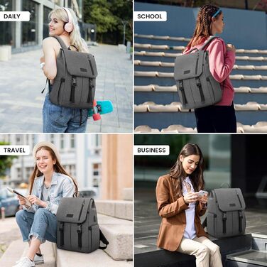 LOVEVOOK Рюкзак для жінок: елегантний, водонепроникний, 15.6