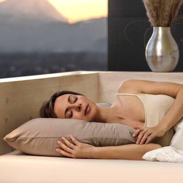HEFEL My Neck Pillow, 50x70 cm: Ergonomic Orthopedic Pillow for Neck Pain and Stiffness, Suitable for Side Sleepers and Back Sleepers, Recommended by Doctors and Therapists