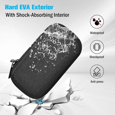 Чохол для SSD дисків SanDisk Extreme PRO/Extreme Portable SSD/Crucial X8 Portable SSD ProCase - чорний