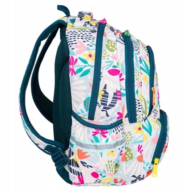 Багатофункціональний шкільний рюкзак CoolPack, білий/багатоколірний, 24 л
