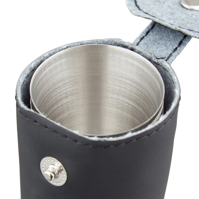 Relaxdays Stainless Steel Flask Set, 7-Piece