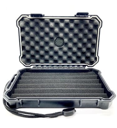 Чохол для сигар Humidor, 5 шт., водонепроникний, стійкий до зминання, герметичний, міцний, чорний