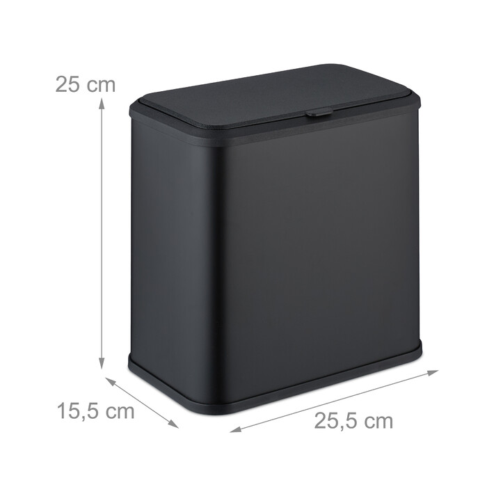 Relaxdays Hanging Trash Can 5 L