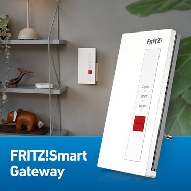 FRITZ!Smart Gateway: Роутер для підключення Zigbee, DECT-ULE та Matter Smart Home пристроїв, стабільне Wi-Fi/LAN з'єднання