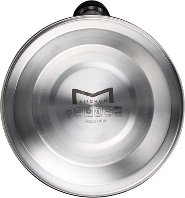 Чайник-свисток 2,5 л з нержавіючої сталі для Induktion, Gas, з свистком, чайник, кип'ятильник, кип'ятильник (червоний)