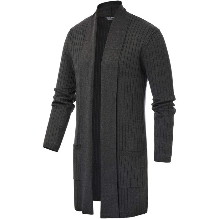 Чоловіча футболка-поло PJ PAUL JONES Modern/Tailliert, темно-сіра