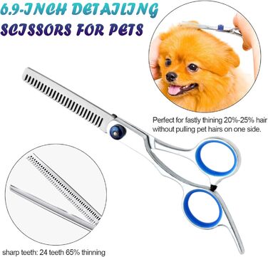Набір ножиць для грумінгу собак та котів: професійний інструмент для догляду за шерстю