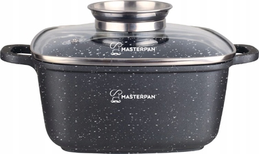 Каструля традиційна Masterpan, алюмінієва з мармуровим покриттям, 4,5 л