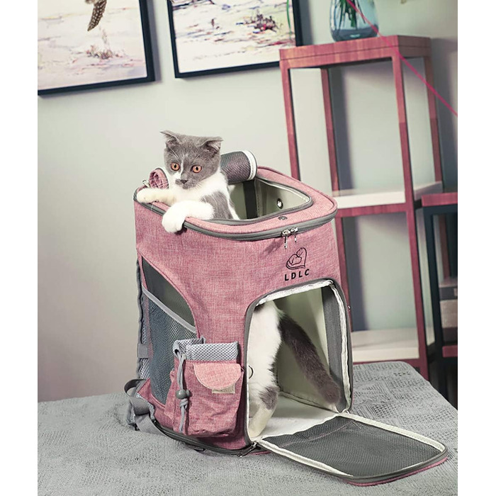 Рюкзак для тварин Outdoor: рюкзак для собак та котів (Сірий)