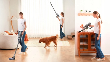 Вертикальний бездротовий пилосмик 2в1 Teesa Sweeper 9000 з LCD-підсвіткою