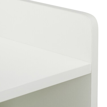 Slim White Nightstand