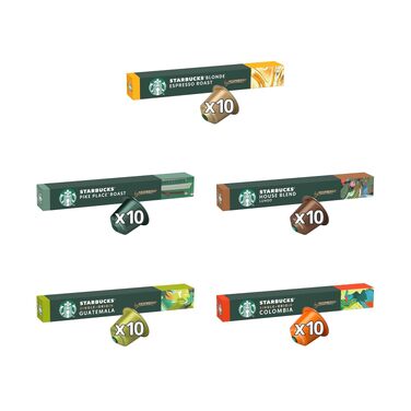 Кавові капсули Starbucks Blonde Espresso Roast для Nespresso, набір 10х10 (100 капсул)