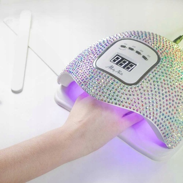 Професійна UV/LED лампа для нігтів MOLLYNAILS X5 150W для гель-лаків