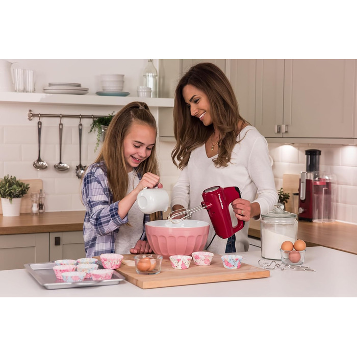 Міксер Russell Hobbs Desire Rot з 5 швидкостями та турбо-функцією, 2 насадки, 24670-56