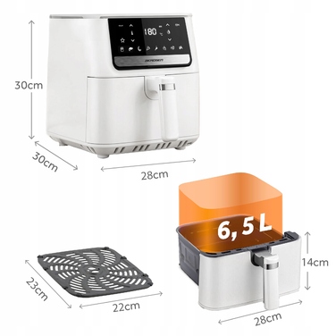 Аерофритюрниця Berdsen 366201, 1700 Вт, 6,5 л