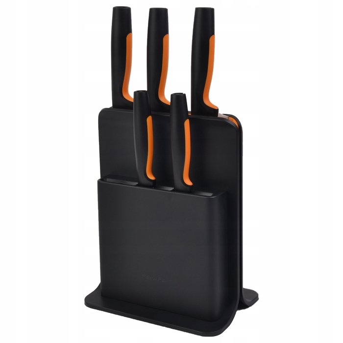 Набір ножів у підставці Fiskars Functional Form, 5 предметів, 1057