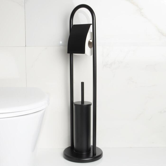 Набір аксесуарів для ванної кімнати Yoka Home, чорний матовий метал